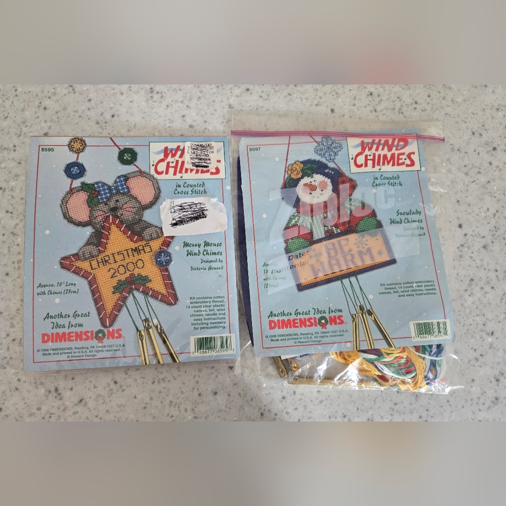 Dimensions Holiday Wind Chimes Kit - Festive Multicolor